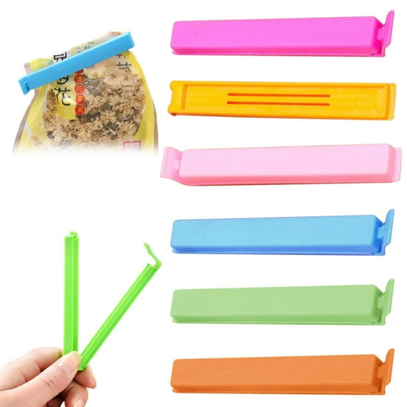 Food Sealing Clip Pink Set of 1 Plastic Chip Clips Bag Sealing Clips for Food and Snack Storage