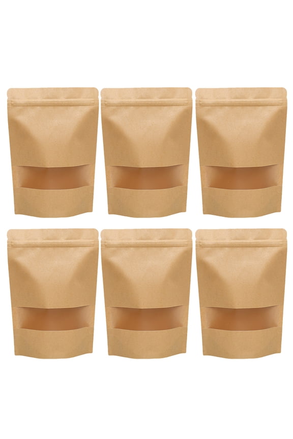Khaki Food Storage Bags 100 Pcs for Organizing, Keeping Food Fresh and Safe, Multipurpose Kitchen Supplies
