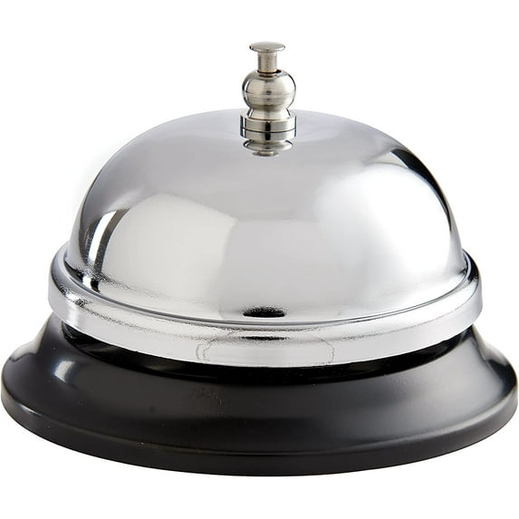 Food Service Dinner Bell, 3.5-Inches x 2.5-Inches