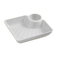 thumbnail image 1 of Food Serving Tray, Plastic Snack Platter, Large Capacity Dessert Noodle Fries Plate, Durable and Easy to Clean Household Kitchenware, 1 of 7