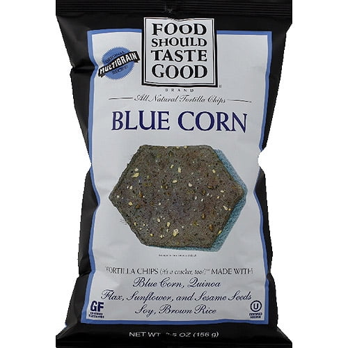 Food Should Taste Good Blue Corn All Natural Tortilla Chips, 5.5 oz