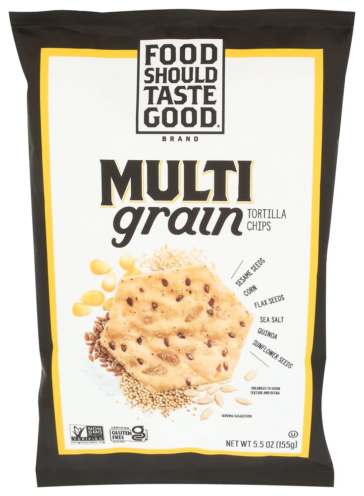 Food Should Taste Good Multigrain Tortilla Chips 5.5 oz (Pack of 12)