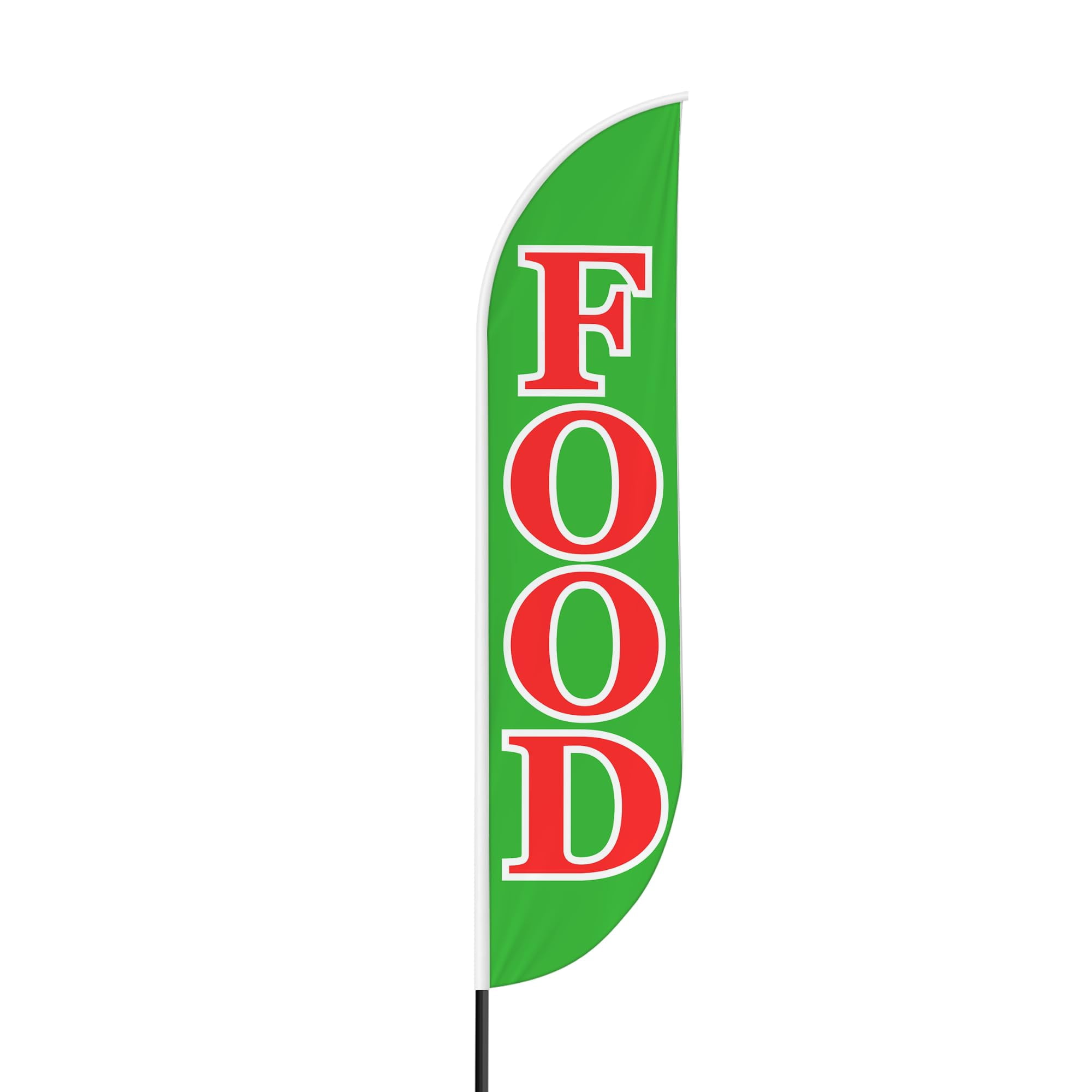Food Stringer Flags Food Sign feather flag for Outdoor by Mavis Print | 11.5 FEET Long ...