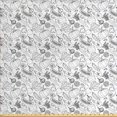 thumbnail image 1 of Ambesonne Food Fabric by the Yard Upholstery, Outline Drawing of Vegetables, 2 Yards, Charcoal Grey White, 1 of 4