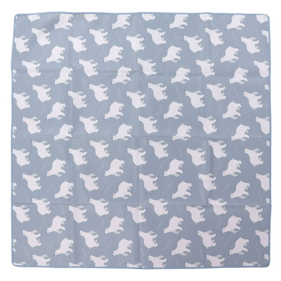 "Food Spill Floor Mat, Cartoon Lovely Portable Soft Professional Highchair Floor Mat For Picnic"