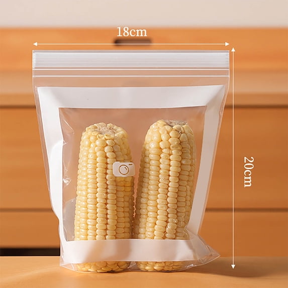 Food Storage Bags Reusable Sealable Freezer Bags Durable Leak Proof Ideal for Kitchen Fresh Keeping Produce Vegetables Fruits Refrigerator Storage Solutions