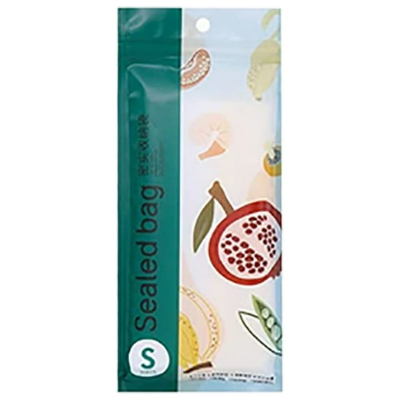 Food Storage Bags | Small 16x14 Inch PE Self Sealing Bags | 30 Count Food Grade Fresh Keeping Bags for Refrigerator & Freezer | Reusable Clear Plastic Bags for Kids Lunch Snacks