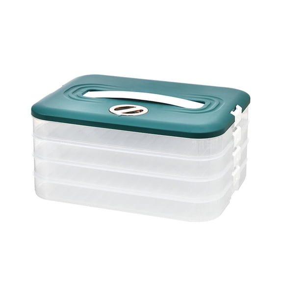 Food Storage Box Multilayer Time Recoder Stackable Food Storage Containers