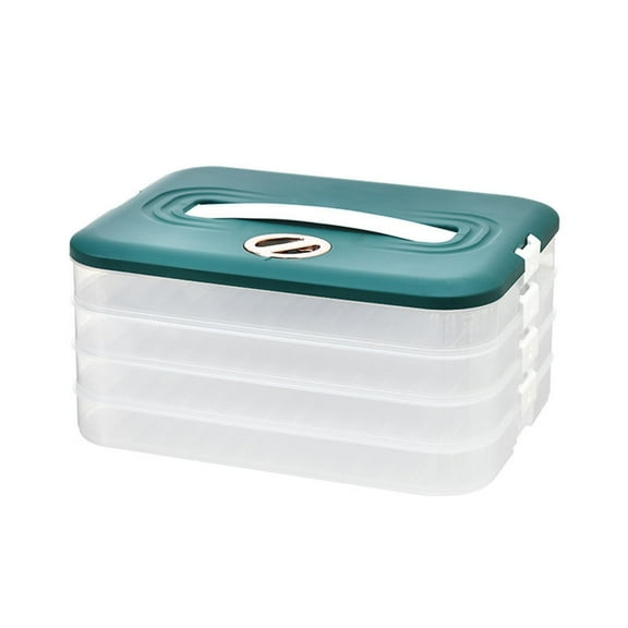 Food Storage Box Multilayer Time Recoder Stackable Food Storage Containers