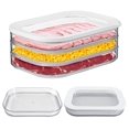 Food Storage Boxes with Lid for Deli Meat, Bacon, Lunch Meat, Fruits