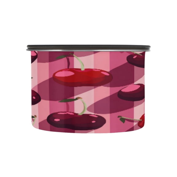 Food Storage Can - Keep Coffee Tea Flour & More Fresh - Ideal for Cereal Nuts & Pet Food Cheerios Pattern500ml