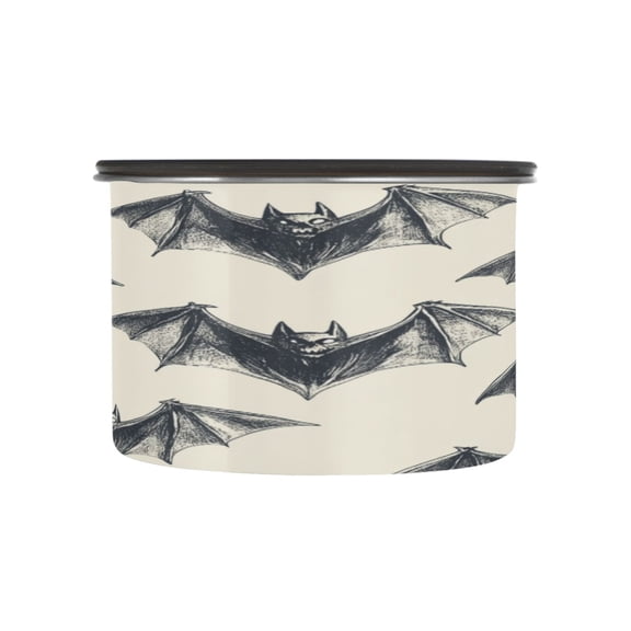 Food Storage Can with Vacuum Seal Preservation Box Kitchen Storage Tank for Coffee, Tea, Dry Goods & More Bats 500ml