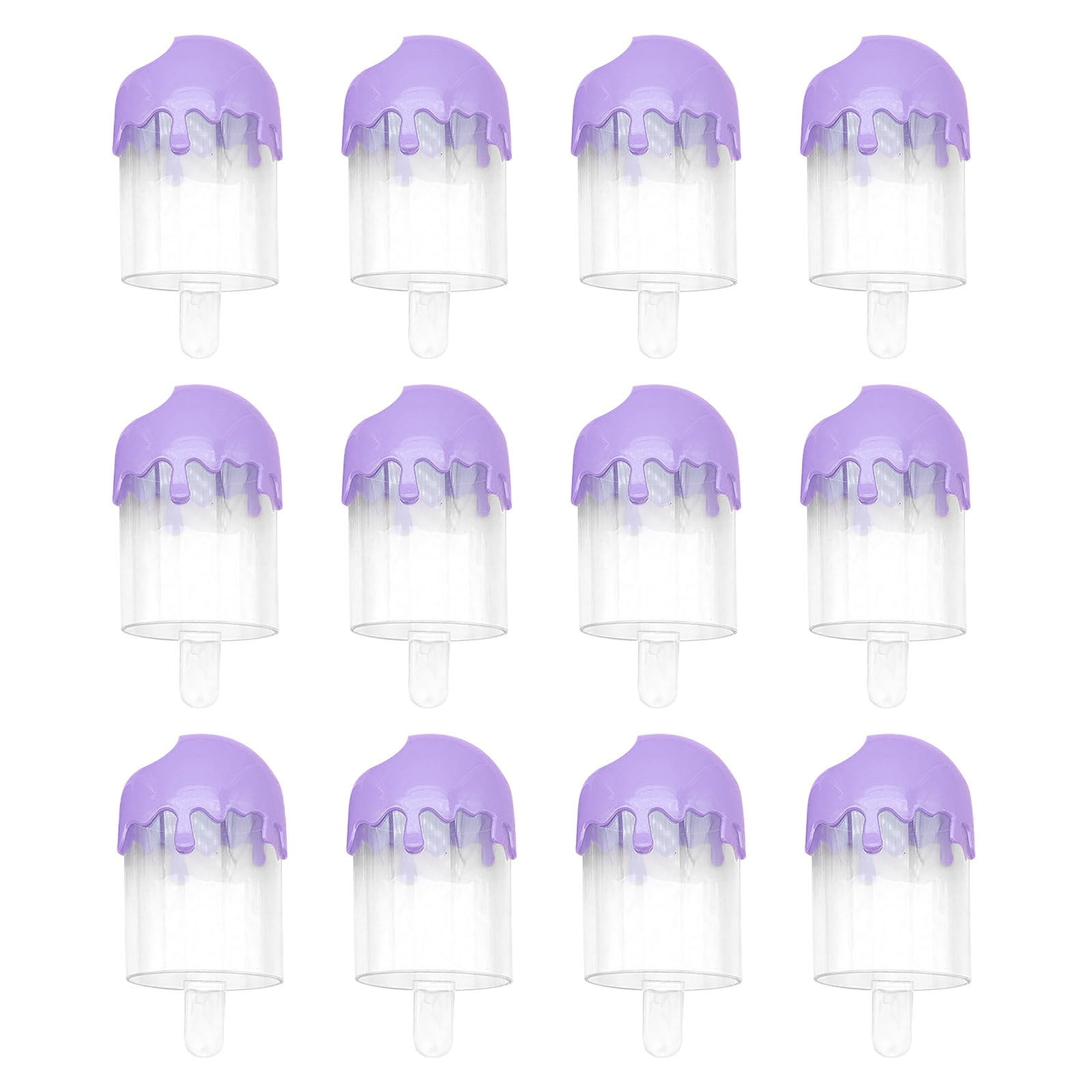Food Storage Clearance！12Pcs Ice Shape Candy Box Plastic Candy Case ...