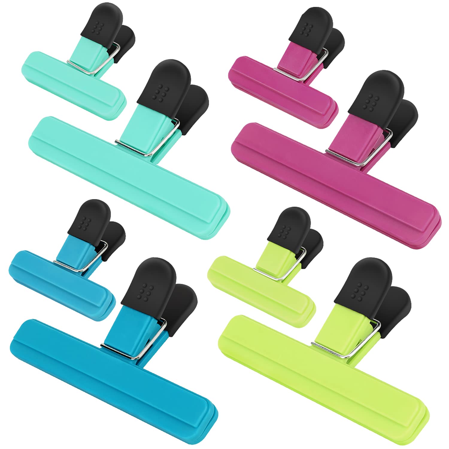 Food Storage Clips 8 Pack, Airtight Sealing Clips for Chips Nuts Bread ...