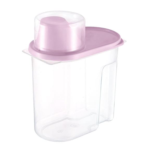 Food Storage Closed Capacity Box,Baking Soda Container,Dry Compartments Cereal Canning Tanks,Kitchens Restaurants And Bars Grocery Storage Jar,for Pantry and Kitchen Organization,Clear Design