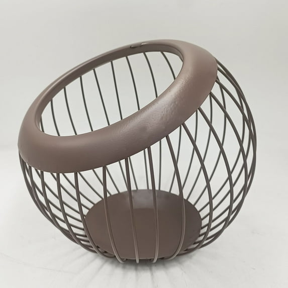 Food Storage Coffee Pod Holder - Large Capacity Metal Organizer for Coffee Bar Accessories for Countertops and Pod Storage Solutions