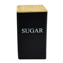 Food Storage Coffee Tea Container Metal Kitchen Canister Airtight Lids Jars for Kitchen Counter Farmhouse Style Home Organization