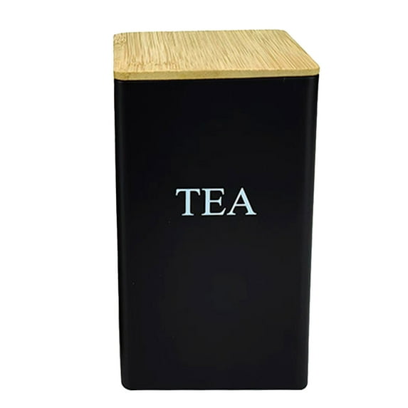 Food Storage Coffee Tea Container Metal Kitchen Canister with Airtight Lids Ideal for Kitchen Counter Farmhouse Home Organization