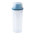 thumbnail image 1 of Food Storage Container with Airtight Pour Spout, Pet Food Container with Measuring Cups, Portable Travel Pet Food Container for Dogs Cats Birds, Canister for Dry Food, Blue, 1 of 4