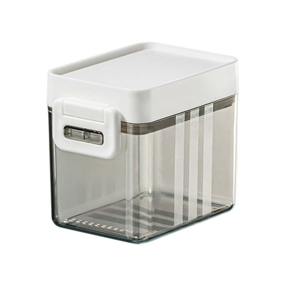 Food Storage Container with Flip Top Lid for Pouring Airtight Cereal Containers Storage Small Jar for Dry Food, Snacks, Dry Fruits, Candy, Cracker,Tea