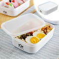 Food Storage Container with Lid Two Capacities Plastic Food Container
