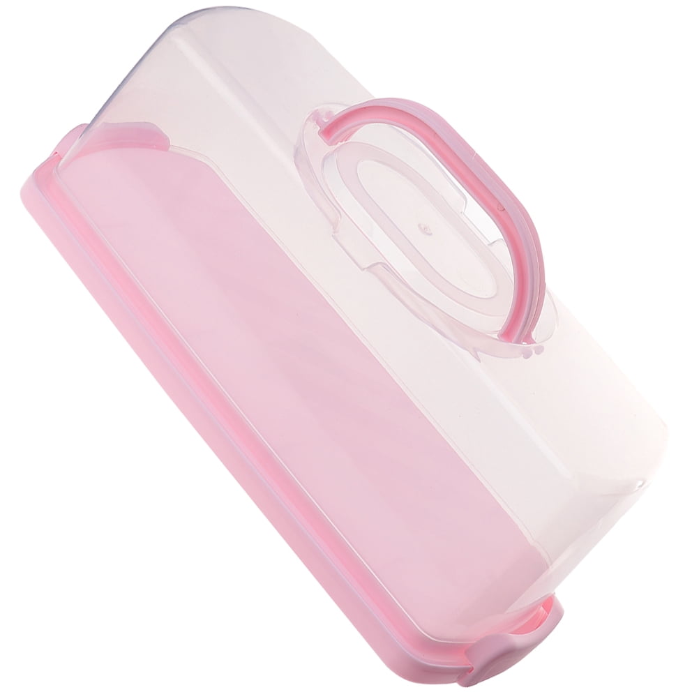 OUNONA Portable Bread Box with Clear Lid, PP Material, Reusable Storage ...