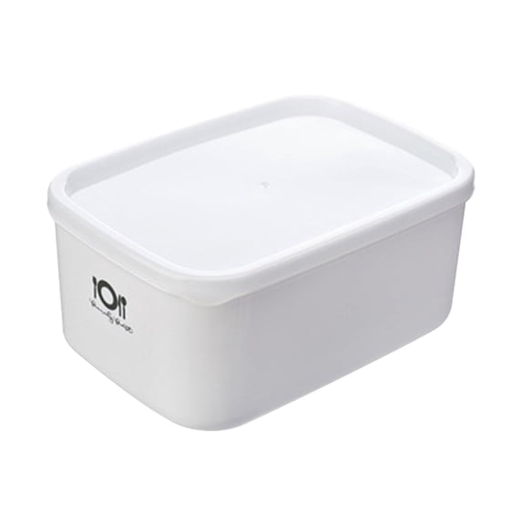 Food Storage Container, Rectangular Large 1400ml, Plastic BPA-Free, Microwave Safe Box for Fridge Kitchen Lunch
