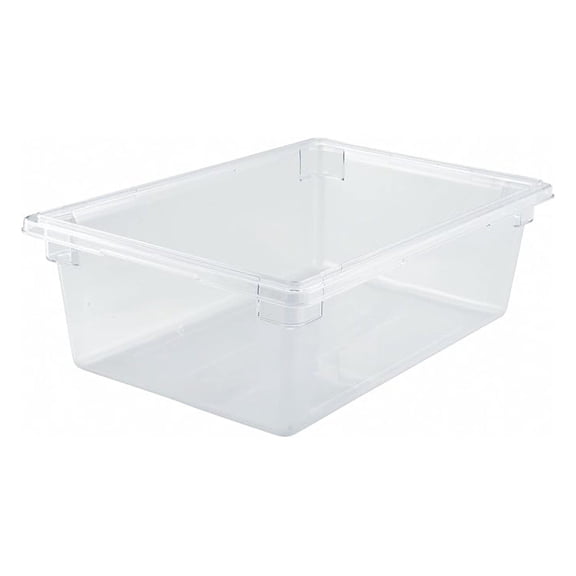 Food Storage Container Restaurant - 18x26 Inch NSF Plastic Box - Heavy Duty Polycarbonate Prep Food Tote - Commercial Kitchen Organization - Freezer Safe