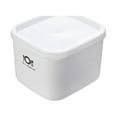 thumbnail image 1 of Food Storage Container, Square Large 1000ml, Plastic BPA-Free, Microwave Safe Box for Fridge Kitchen Lunch, 1 of 2