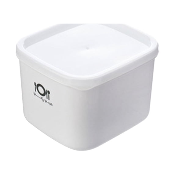 Food Storage Container, Square Large 1000ml, Plastic BPA-Free, Microwave Safe Box for Fridge Kitchen Lunch