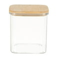 thumbnail image 1 of Food Storage Container for kitchen,Pantry Organizer Bins Containers Jars With Lids Spaghetti Pasta Storage Container For Kitchen Pantry Tall Clear Airtight Food Storage Jar With Sealing Wood Cover, 1 of 6
