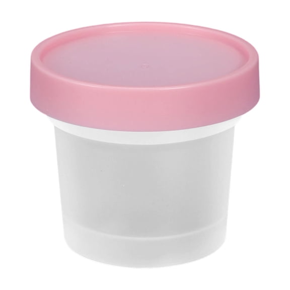 Food Storage Containers,3.4/6.7/10 oz Freezer Storage Containers with Twist Top Lids,Leakproof,BPA Free,Microwave & Dishwasher Safe Takeout Container-for Soup and More, 1Pc(Pink-100ml,2x2x2.5")