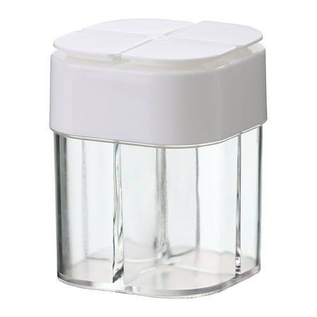 Food Storage Containers,4 In 1 Seasoning Bottle Plastic Sal Tank Combination Sealing Moisture Proof