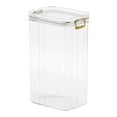 thumbnail image 1 of Food Storage Containers With Airtight Lids,Bpa Free Kitchen Plastic Storage Containers For Dry Food,Clear Plastic Storage Jars Vacuum Proof Fresh Storage Airtight Jars With Lids Freezer Proof Crispers, 1 of 6
