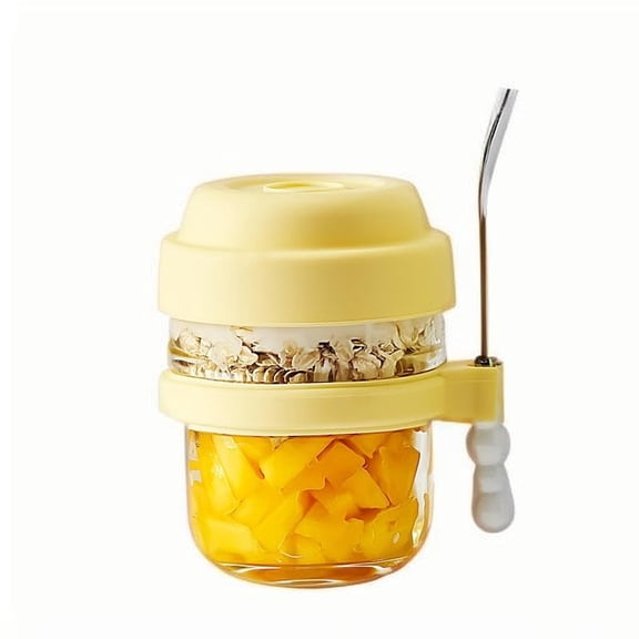 Food Storage Containers,Cereal Cups Breakfast Containers With Spoons With Lids Reusable Bottles Leak Proof Grain Containers Refrigerator Storage Bowls Suitable For Breakfast Storage