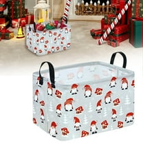 Food Storage Containers,Christmas Snack Basket Storage Bag Desktop Storage Box Clothes Storage Basket