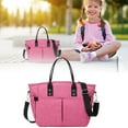 thumbnail image 1 of Food Storage Containers,Cloth Fresh Keeping Lunch Bag Casual Frosted Zipper One Shoulder Portable Lunch Box Bag, 1 of 9
