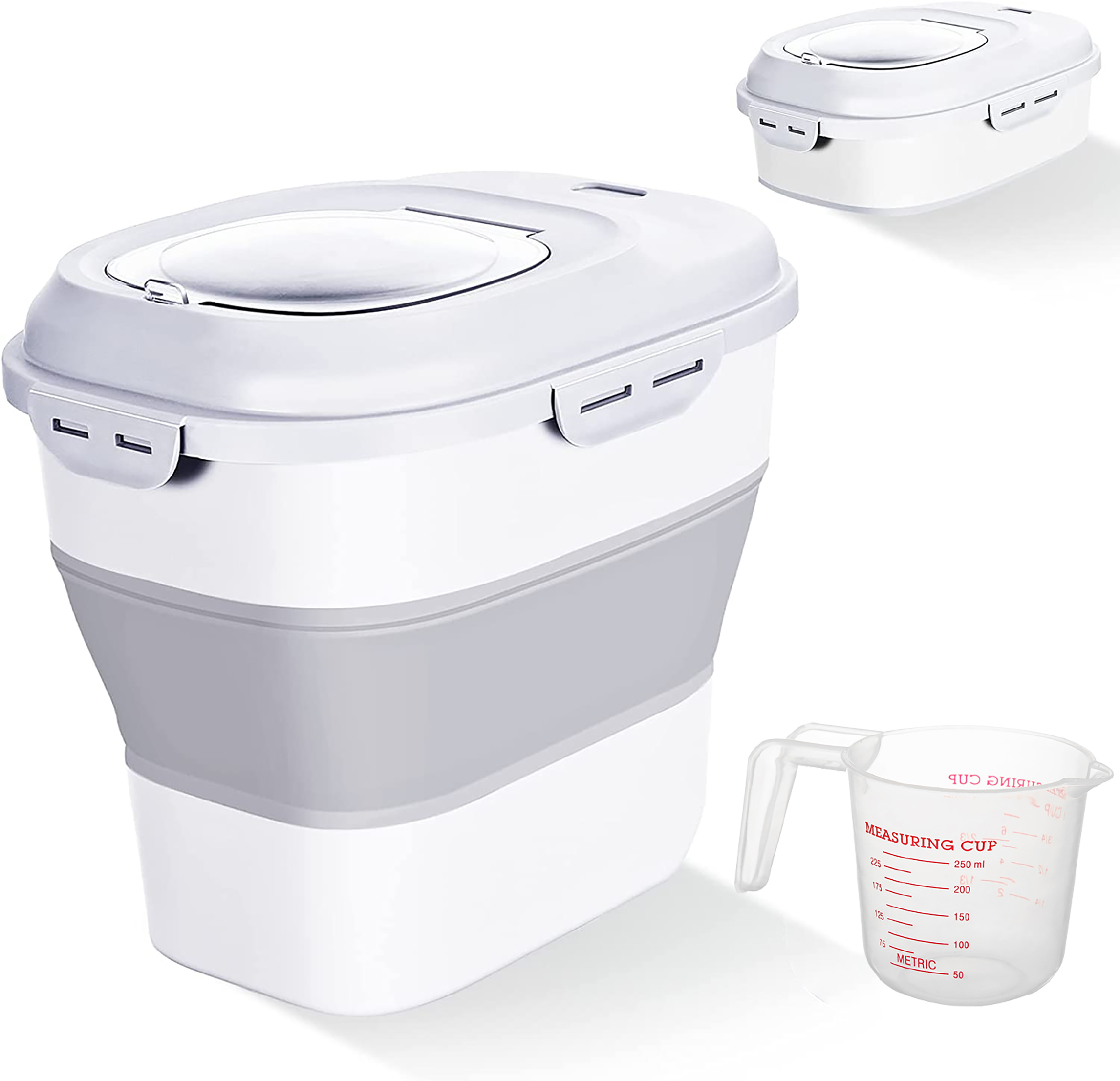 Van Ness Plastic Pet Food Storage Container for Dogs or Cats, 5 Pound