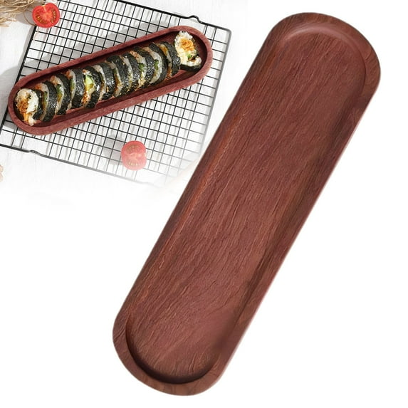 Food Storage Containers,Hand Carved Wood Dough Bowl Rectangular Farmhouse Centerpiece For Dining & Home Decor