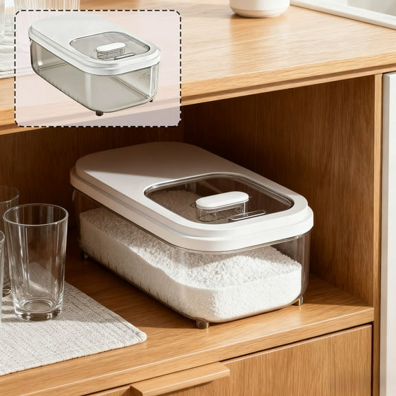 Food Storage Containers,Kitchen Storage Containers,Airtight Food Storage Box,Grain Storage Bin,Rice Storage Container,Flour Storage Box,Insect Proof Storage Container,Moisture Proof Food Box