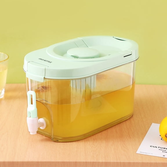 Food Storage Containers Large Capacity Cold Water Pitcher With Ice Guard And Removable Infuser, Kitchen Storage Containers