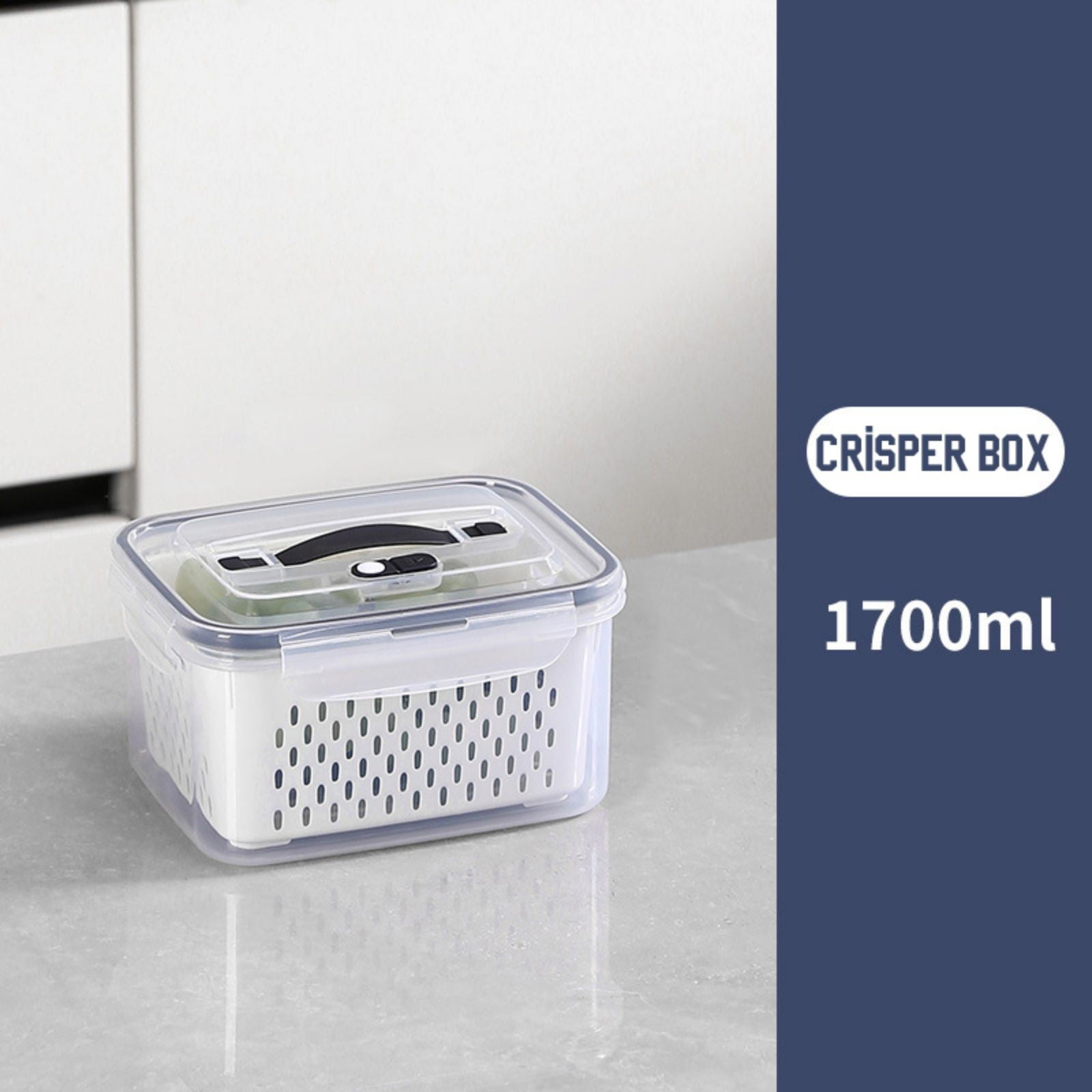 Food Storage Containers with Lids Airtight Fruit Storage Containers for Fridge Fridge Organizers Freezer Safe Produce Containers Keep Vegetables Berry Fresh