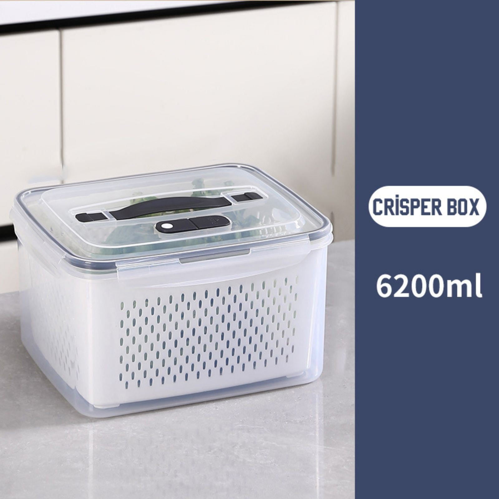 Food Storage Containers with Lids Airtight Fruit Storage Containers for Fridge Fridge Organizers Freezer Safe Produce Containers Keep Vegetables Berry Fresh