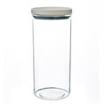 thumbnail image 1 of Food Storage Containers with Lids, Bpa Free Kitchen Pantry Organization, Dienrx Moisture-Proof Plastic Transparent Jar with Lid Food Grade Grain Storage Box, 750ml, 1 of 3