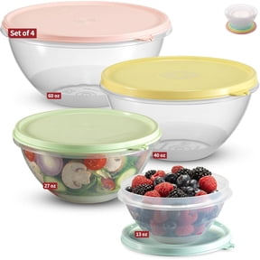 SIGNORAWARE Food Storage Containers Set of 4  Reusable Meal Prep Bowls