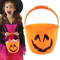 thumbnail image 1 of Food Storage Containers,Luminous LED Pumpkin Bucket Halloween Light Up The Bucket A Decorative Candy Container For Kids And Toddlers A Favorite Accessory For Parties, 1 of 9