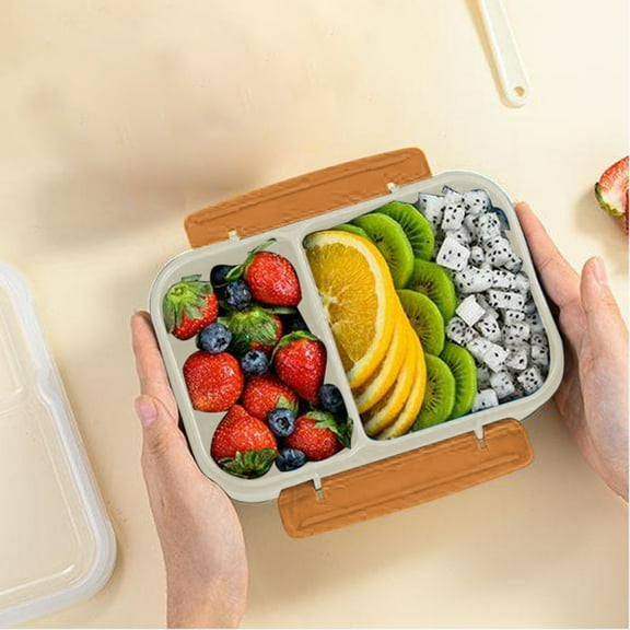 Food Storage Containers, Lunch Boxes, Portable Compartmentalized Food Containers for Storage, Leak Proof, Reusable, Dishwasher Safe
