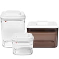 thumbnail image 1 of Food Storage Containers, Pop Airtight Food Storage Containers with Lids for Kitchen Pantry Organizing Stackable Food Container For Cereal Snack Sugar Coffee - 3 Pcs - style4, 1 of 5