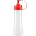 thumbnail image 1 of Food Storage Containers, Salad Dressing Jam Bottle 400Ml Red, Fdelink Plastic Bottles Seasoning Container Storage Jar Pot with Lid For Condiment Ketchup Honey Vinegar, 1 of 4