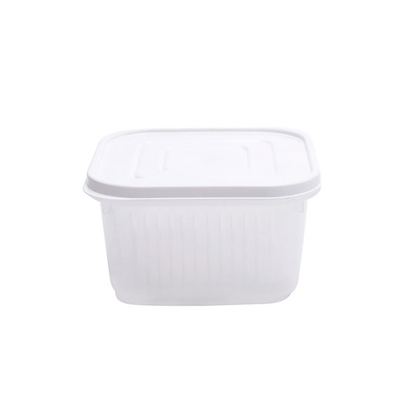 Kittvzx Essentials Fresh preservation case Food Storage Container With Cover Sealed Compartment Dripping Transparent Kitchen Supplies
